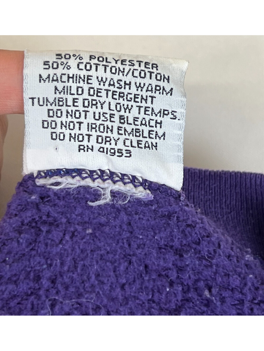 Vintage Collegiate Pacific Northern Iowa Made in USA Sweatshirt Men Size L - Picture 4 of 7